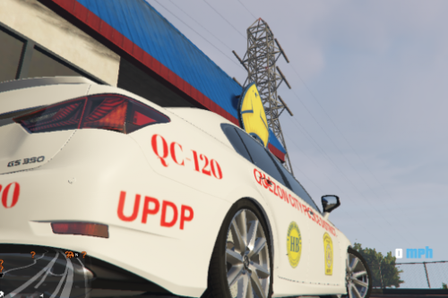 Quezon City Police UPDP Lexus GS 350